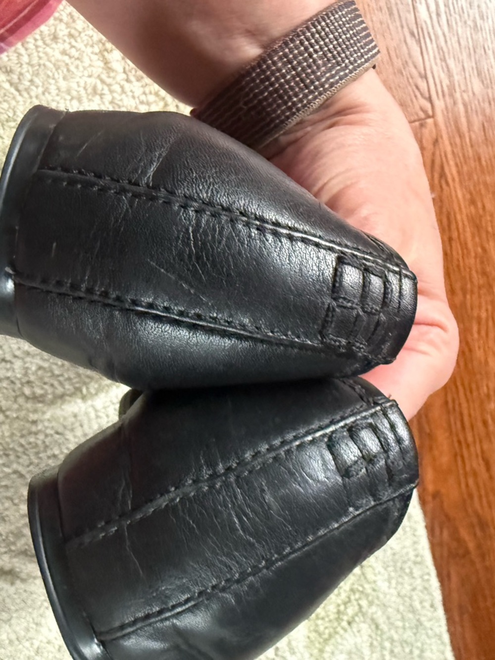 Frye Alicia Black Pointed Toe Leather Flats - Picture 6 of 8